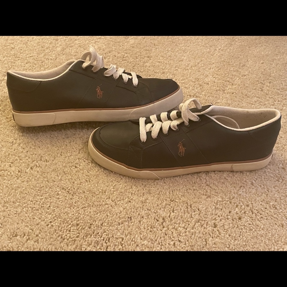 Men’s Polo Ralph Lauren brown leather shoes - Size 12 D